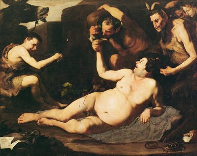 Drunken Silenus, 1626 by Jusepe de Ribera